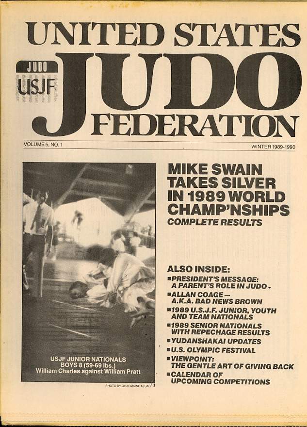 Winter 1989 United States Judo Federation Newspaper